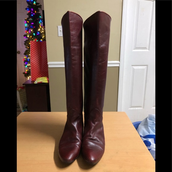 saint laurent tall boots